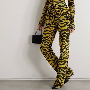 The Attico Yellow Tiger Pants